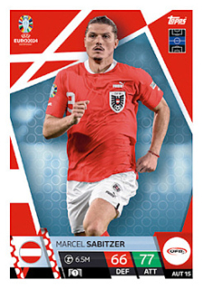 Marcel Sabitzer Austria Topps Match Attax EURO 2024 #AUT15